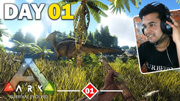 Starting My Dino Survival Journey! | ARK Survival Evolved Hindi Gameplay - Part 1
