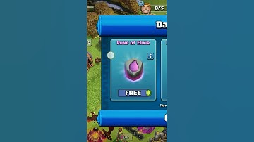 FREE RUNE OF ELIXIR - Clash Of Clans.