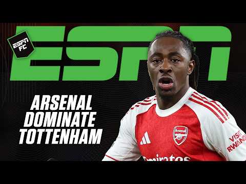 'Arsenal-Spurs WASN'T COMPETITIVE!' 😧 Ale Moreno's thoughts on the INEVITABLE result | ESPN FC