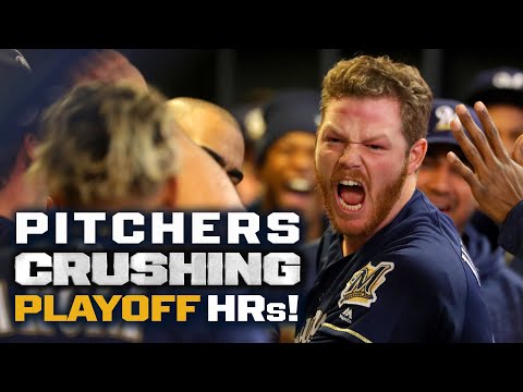 Pitchers BLASTING playoff homers!