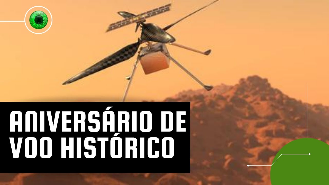 Ingenuity: primeiro voo do helicóptero em Marte completa um ano
