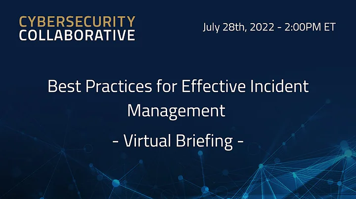 Best Practices for Effective Incident Management