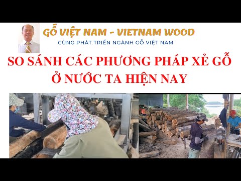 Video CÁC PHƯƠNG PHÁP XẺ GỖ Ở VIỆT NAM HIỆN NAY - youtube
