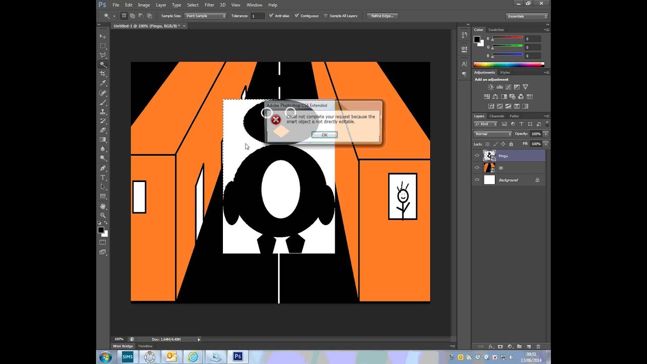 Removing a white background with the Magic Wand Tool on YouTube