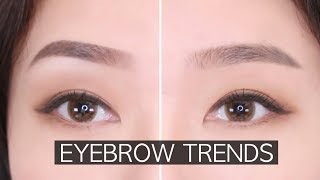 EYEBROW TUTORIAL | WESTERN vs KOREAN 미국/한국 눈썹 비교