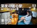 【女ひとり旅】秋を感じる車中泊。車内で起きた想像以上の事態