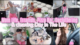 Mom Life! Errands, Pizza Bar, Decluttering, & Cleaning! Day In The Life Of Sorts, Let's Hang Out!