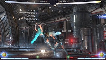 Injustice 2: Combos for characters/ Starfire