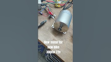 3000w 72v Motor for new bike #electricbike #minibike #3000w #72v