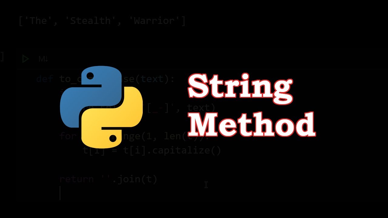 Python Convert String To Camelcase