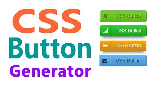 CSS Button Generator  CSS icon button
