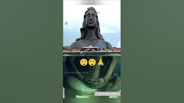 Adiyogi Statue Awakens 😲 आदियोगी शिव 🙏 #adiyogi #shiv #sadhguru #shorts #shortsfeed #shortvideo #ai