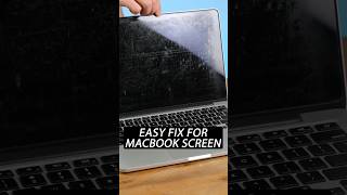 MacBook Screen Fixed Using Simple Hack! #shorts #apple #cleaning