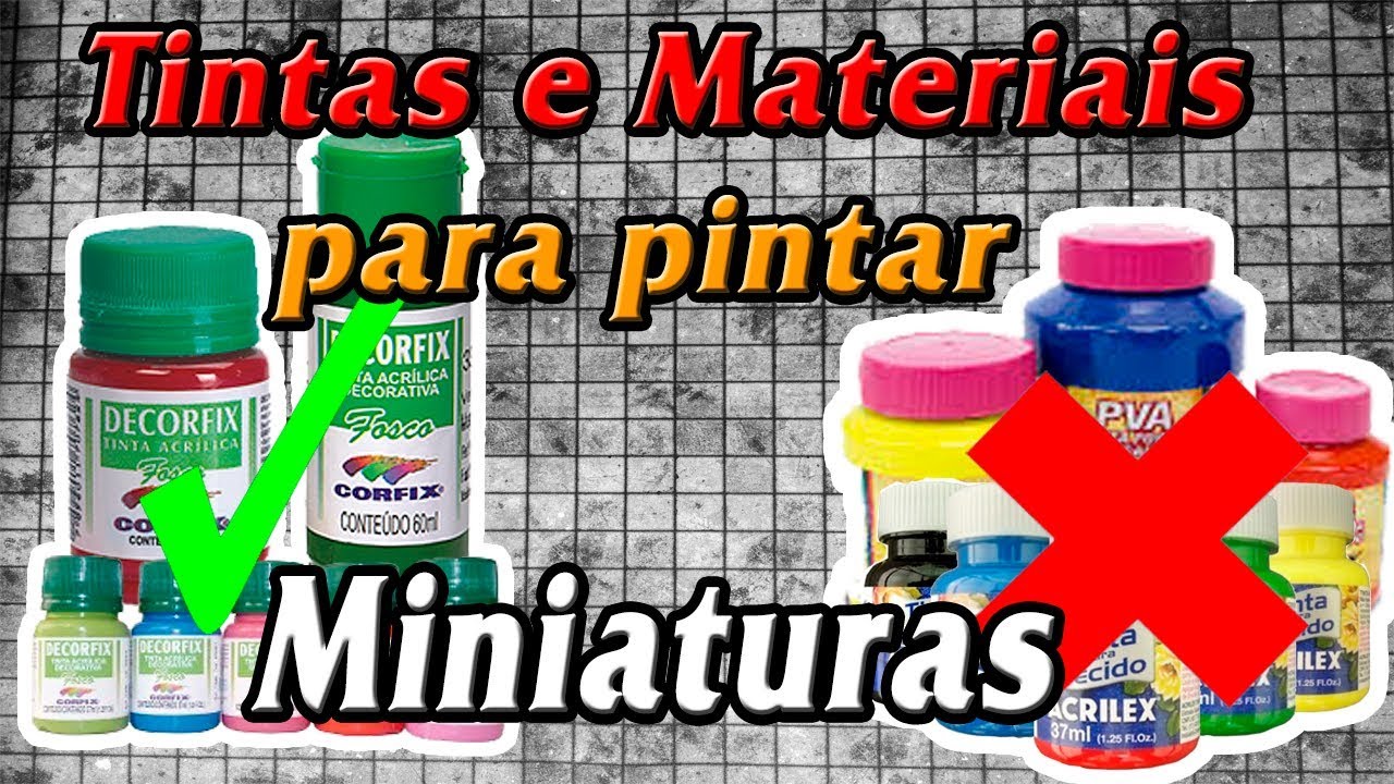 Como começar a pintar miniaturas: opções de tintas, pincéis e