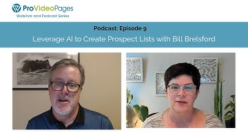Leveraging AI for Creating a Prospecting List and 90-Day Sprints with Bill Brelsford - Episode 9