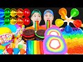 ASMR RAINBOW DESSERTS 무지개 먹방 팝핑보바, 보석젤리, 별사탕 먹방 POPPING BOBA, JELLY, GUMMY MUKBANG  Boram Yummy 보람야미