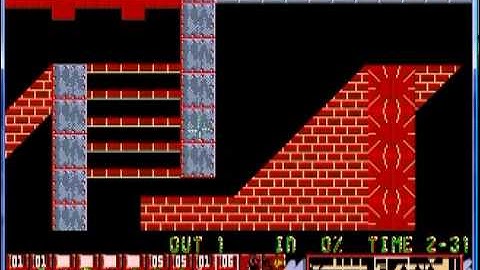 Oh No More Lemmings Wicked  Level 2 Introducing SUPERLEMMING