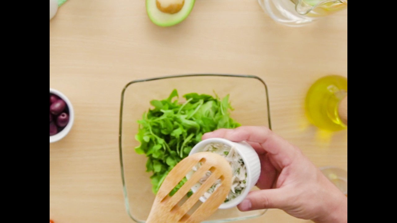 Ensalada de Pollo con aceitunas