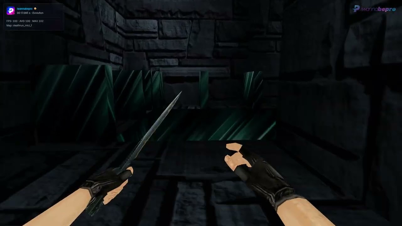 deathrun_mici_f — 0:17.095 WR [Evolution] FPS: 100 by Iwannabepro | CS 1.6 [iwannabepro.com]