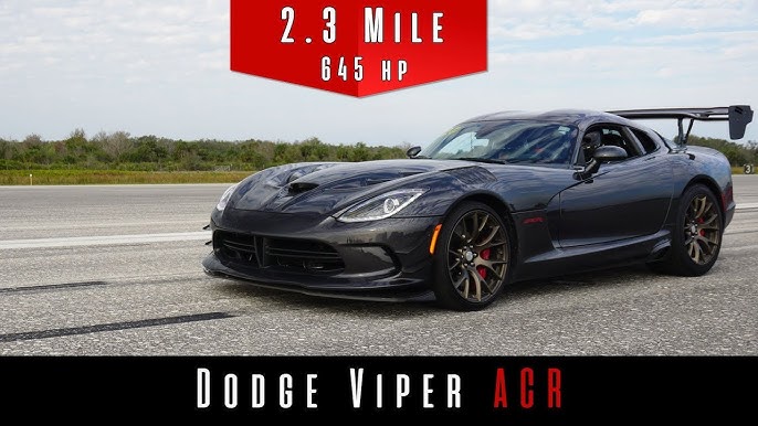 17 Dodge Viper Acr Top Speed Test Youtube 17 Dodge Viper Acr Top Speed Test Youtube