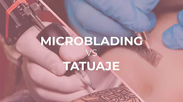 ¿Es el microblading como un tatuaje?