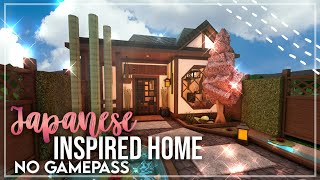 No Gamepass Traditional Japanese Inspired Tiny Home Speedbuild and Tour - iTapixca Builds