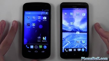 Galaxy Nexus (Jelly Bean) vs. HTC One X (EVO 4G LTE) Speed Comparison