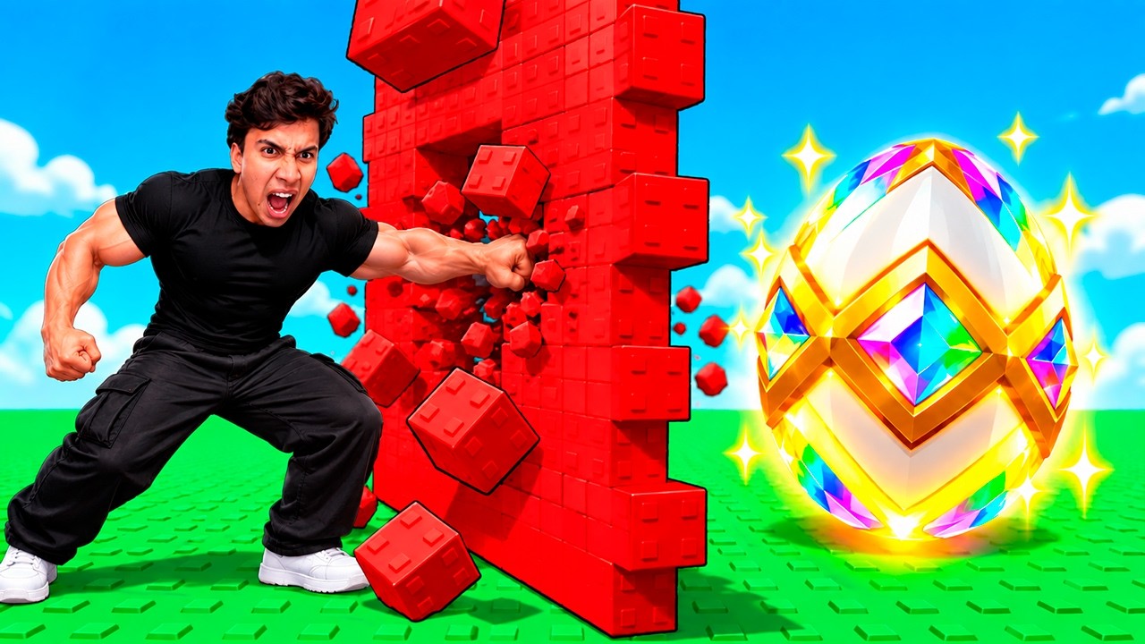 ROMPE PAREDES PARA ROBAR UN HUEVO EN ROBLOX!💪