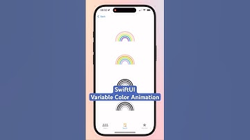 Variable Color Animation | SF Symbols #swiftui #iosdevelopment #shorts