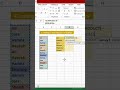 #youtube Useful Trick in MS Excel | excel tutorial | excel tutoring | excel