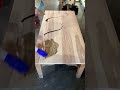 Staining an ash tabletop with walnut stain rubio monocoat