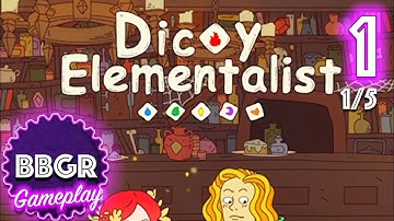 Dicey Elementalist - Review 1/5, Game Play Walkthrough No Commentary 1