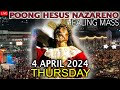 Live quiapo church mass today 4 april 2024 thursday healing mass