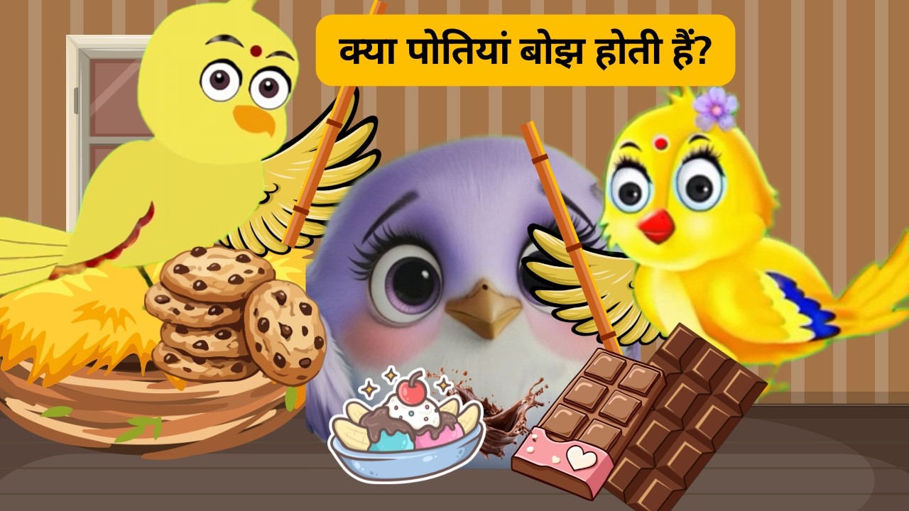 दादी पोती की कहानी | tony chidiya cartoon story | new episode today | moral kahani