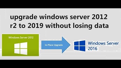 upgrade windows server 2012 r2 to 2019 without losing data