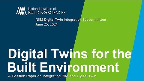 Integrating BIM and Digital Twins for the Built Environment