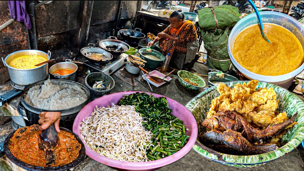 KEBANGETEN MBAKNYA JUALAN,2RIBU 3RIBU DIWARUNG INI BISA MAKAN KENYANG