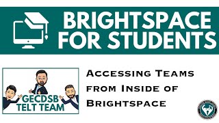 Accessing Teams from Inside of Brightspace Wealth