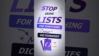 Stop Using Lists ❌ #coding #shorts #python