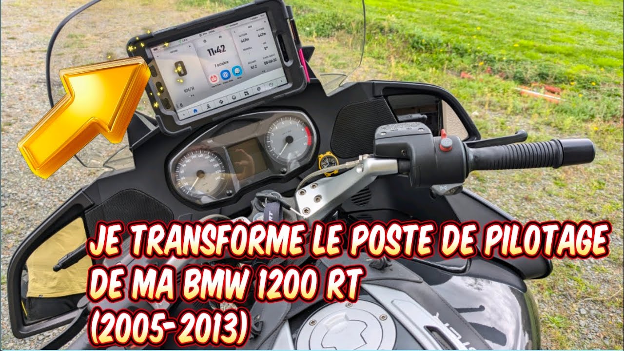 Cadre Navigation GPS Support Téléphone Portable pour BMW R1200RT