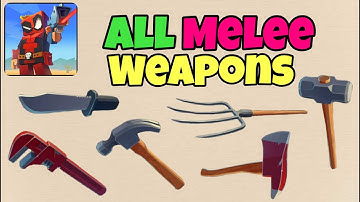 Pixel Combat: Zombie Strike - All Melee Weapons Full Unlocked - Gameplay Walkthrough (Android, iOS)
