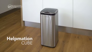 Helpmation CUBE touchless trash can - English