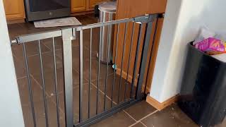 Baby Gate for Stairs Review, Baby Gate Win! Auto Closure Is So Smoothe! by Product Review 114 views 1 month ago 34 seconds