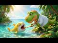 Baby Shark is Sick T Rex Doctor Checkup Song for Kids and Babies Learning Healthy Habits Kids Song