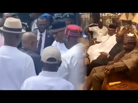 NIGERIA NEWLY ELECTED SENATE PRESIDENT GODSWILL AKPABIO VISIT NYESOM WIKE IN HIS ABUJA RESIDENT