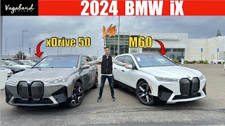 2024 BMW iX M60 vs 2024 BMW iX xDrive50