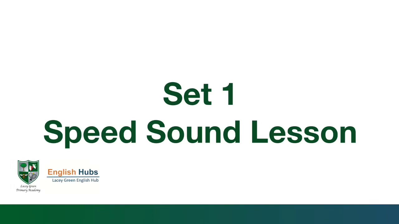 Set 1 Speed Sound Lesson - YouTube