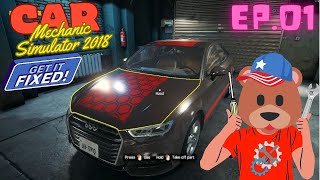 หมี gamer - ช่างหมี ep 01 - Car Mechanic Simulator 2018