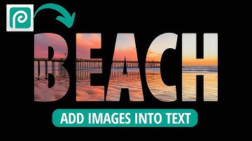 How to Place an Image in Text with Photopea l Photopea Clipping Mask Tutorial