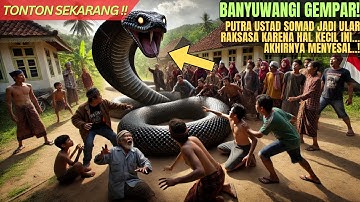 BANYUWANGI GEMPAR😱 Putra Ustad Somad Jadi Ular Raksasa Karena Hal Kecil Ini❗ Akhirnya Menyesal..❗😱